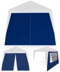 Casaria 2er Set Seitenwand f&uuml;r Faltpavillon 3x3m blau