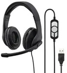 Hama Headset HS-USB300 00139924 Stereo schwarz