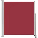 vidaXL Ausziehbare Seitenmarkise 140 x 300 cm Rot