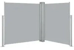 vidaXL Ausziehbare Seitenmarkise Anthrazit 140 x 600 cm Modell Z&eacute;phyr Nova Plus