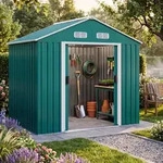 GARDEBRUK&reg; XL Metall Ger&auml;tehaus mit Fundament Gartenhaus