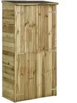 vidaXL Ger&auml;teschuppen Kiefernholz 85&times;48&times;177 cm