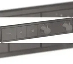 HG Fertigset Thermostat RainSelect f&uuml;r 2 Verbraucher brushed black
