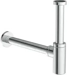 KIRCHHOFF DS-5WK Flaschensiphon, Chrom, 1 1/4" x 32 mm, Siphons, wasseranschluss