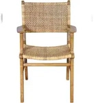 SIT M&ouml;bel Armlehnstuhl | Teak-Holz | mit Rattan-Geflecht | natur | B 59 x T 60...