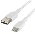 Belkin CAB001BT2MWH USB Kabel 2 m USB A USB C Wei&szlig;