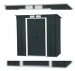 tepro, Duramax Metallger&auml;tehaus Pent Roof Eco 6x4,anthrazit