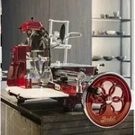 Berkel Volano B3 rot Schwungradmaschine mit Blumenrad