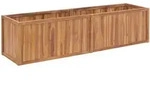 vidaXL Garten-Hochbeet 200 x 50 x 50 cm Massivholz Teak