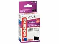 Edding Tintenpatrone ersetzt Canon PGI-1500XL Bk Kompatibel einzeln Schwarz EDD-526