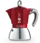 Bialetti Moka Induktion, Rot, Espressokocher f&uuml;r 6 Tassen
