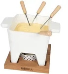 Boska Tapas Fondue Bianco L / F&uuml;r K&auml;sefondue & Saucen / Kleines Fondue-Set / Mit