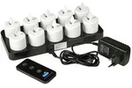 Duni LED Set Moving Flame 38x 36mm 10 St&uuml;ck