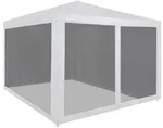 vidaXL Partyzelt mit 4 Mesh-Seitenw&auml;nden 3 x 3 m