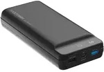 RealPower PB-30k PD - 30000 mAh - 18 W - Schwarz