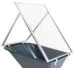 TRUTZHOLM Schubkarren Durchwurfsieb Gartensieb 100x60cm Sieb Kompost Gitter