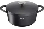 Tefal E21846 Trattoria Kochtop mit Gussdeckel, antihaftbeschichtet&Oslash; 24