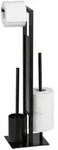 WENKO Stand WC-Garnitur Mod. Rivalta Schwarz matt