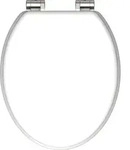 Sch&uuml;tte MDF WC Sitz SPIRIT WHITE, Toilettendeckel mit Absenkautomatik, Klobrille mit