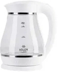Adler AD 1274 Wasserkocher Glas 1,7L wei&szlig;