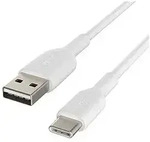 Belkin CAB001BT3MWH USB Kabel 3 m USB A USB C Wei&szlig;