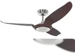 Casafan Energiespar Deckenventilator Eco Talos Chrom / Nussbaum 135