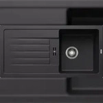 BLANCO GmbH + Co KG BLANCO FAVUM 45 S Sp&uuml;le, Becken 526081 schwarz, Einbau von oben