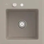 Villeroy & Boch Villeroy&Boch Sp&uuml;lbecken, K&uuml;chensp&uuml;le Subway 45 XS Almond