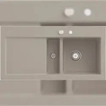 Villeroy & Boch Villeroy&Boch Sp&uuml;lbecken, K&uuml;chensp&uuml;le Subway 60 Almond 1000x510mm,