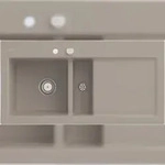 Villeroy & Boch Villeroy&Boch Sp&uuml;lbecken, K&uuml;chensp&uuml;le Subway 60 Almond 1000x510mm,