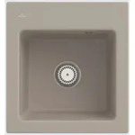 Villeroy & Boch Villeroy&Boch Sp&uuml;lbecken, K&uuml;chensp&uuml;le Subway 45 XS Almond