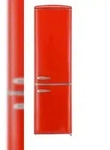 Exquisit Retro K&uuml;hl-Gefrierkombination RKGC250-70-H-160E rot, 244 l