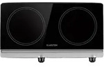 Klarstein Cookbuddy Doppel-Kochfeld 2400W 5 Leistungsstufen Glaskeramik Schwarz /