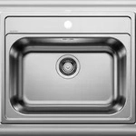 BLANCO GmbH + Co KG BLANCODANA 6 Sp&uuml;le, Becken 525323, Edelstahl, Einbau von oben ab