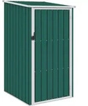 vidaXL Ger&auml;tehaus Gr&uuml;n 87x98x159 cm Verzinkter Stahl