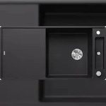 BLANCO GmbH + Co KG BLANCO AXIA III XL 6 S-F Sp&uuml;le schwarz, fl&auml;chenb&uuml;ndig ab 60 cm