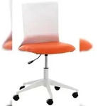 CLP B&uuml;rostuhl Apolda orange/Kunstleder