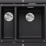 BLANCO GmbH + Co KG BLANCO SUBLINE 340/160-U Sp&uuml;le, Becken 525986 schwarz, Unterbau