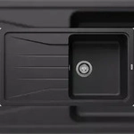 BLANCO GmbH + Co KG BLANCO SONA 5 S Sp&uuml;le, Becken 525972 schwarz, Einbau von oben ab