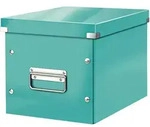LEITZ Click & Store Aufbewahrungs- und Transportbox Cube 6109, mittel, eisblau
