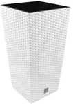 Prosperplast - Rato Pflanzentopf mit 35 Litern und Einsatz 28,7 x 28,7 x 55 cm in