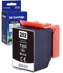 Kompatibel Epson Kiwi, T02G1, 202XL, C13T02G14010 BK Schwarz Black Druckerpatrone