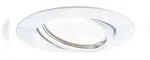 Paulmann LED Einbauleuchte Base Einzelleuchte schwenkbar rund 90mm 20&deg; GU10 5W
