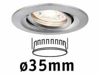 Paulmann LED Einbauleuchte Nova Mini Coin Einzelleuchte schwenkbar rund 66mm 15°