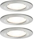 Paulmann LED Einbauleuchte 3-Step-Dim Nova Basisset starr IP44 rund 78mm GU10...