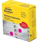 AVERY Zweckform Markierungspunkte, 10 mm, magenta, Spender