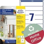 AVERY Zweckform Recycling-Ordnerr&uuml;cken-Etiketten Home Office