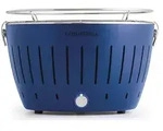 LotusGrill Classic Tiefblau G340 Holzkohlegrill Tischgrill raucharm USB-Anschlu&szlig;