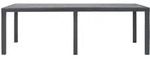 vidaXL Gartentisch Braun 220x90x72 cm Kunststoff Rattan-Optik