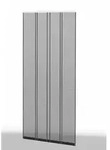 Hecht Klemm Lamellenvorhang 100x220cm Profil braun Lamelle anthrazit 101430102-VH